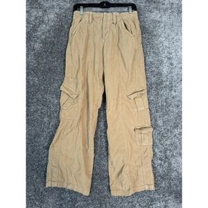 Y2K BDG‎ Urban Outfitters Cargo Corduroy Utility Grunge Wide Leg Pants Womens XS